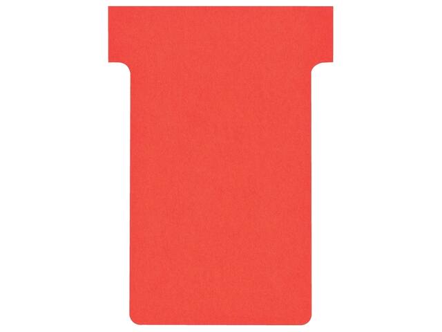 T-kaart Nobo nr.2 48mm rood 100 stuks