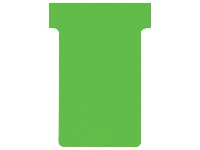 T-kaart Nobo nr.2 48mm groen 100 stuks