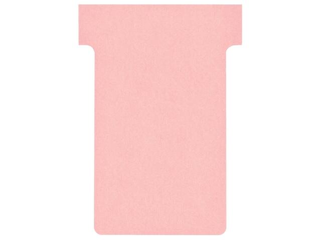 T-kaart Nobo nr.2 48mm roze 100 stuks