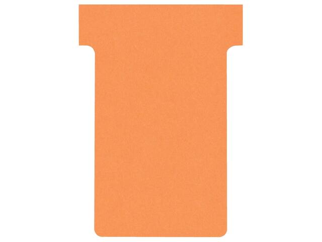 T-kaart Nobo nr.2 48mm oranje 100 stuks
