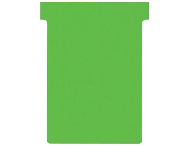 T-kaart Nobo nr.3 80mm groen 100 stuks