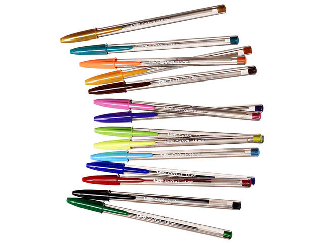 Balpen Bic Cristal multicolour L assorti