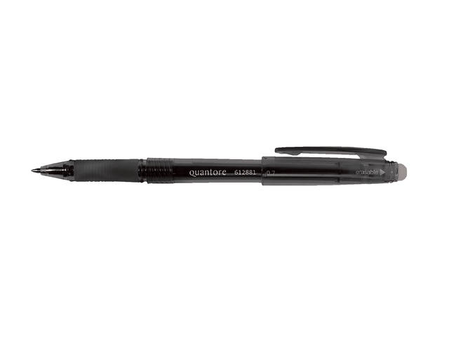 Gelschrijver Quantore erasable 0.7mm zwart