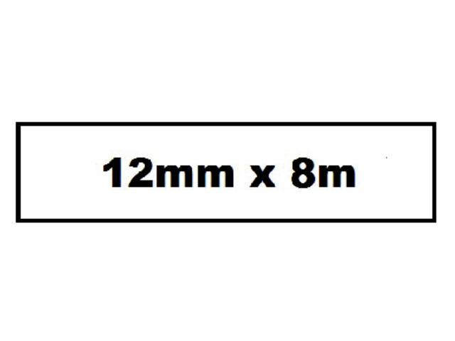 Labeltape Quantore Tze-231 12mmx8m zw/wt
