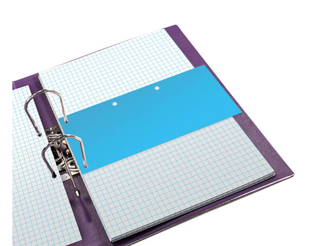 Scheidingsstrook Oxford duo 240x105mm blauw 60st