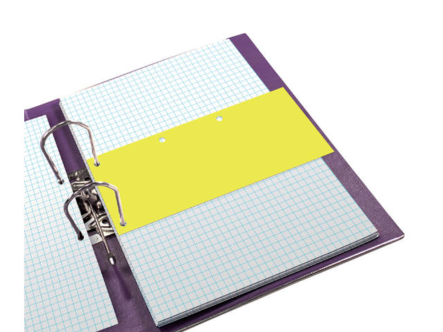 Scheidingsstrook Oxford duo 240x105mm geel 60st