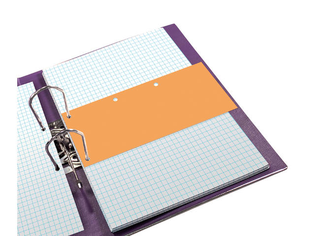 Scheidingsstrook Oxford duo 240x105mm oranje 60st