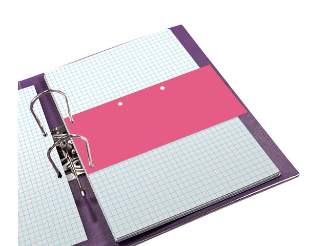 Scheidingsstrook Oxford duo 240x105mm roze 60st