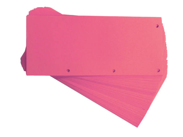 Scheidingsstrook Oxford duo 240x105mm roze 60st