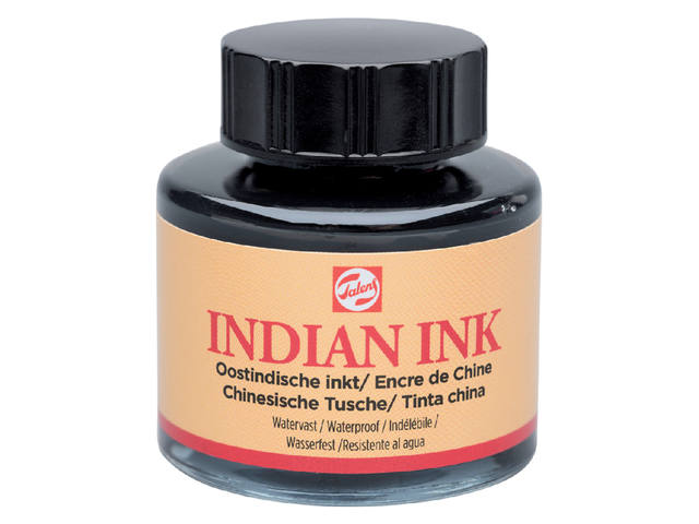 Oost Indische inkt Talens 30ml zwart