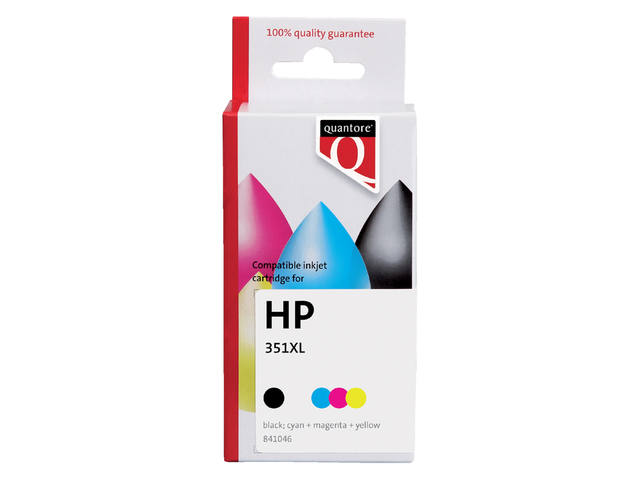 Inktcartridge Quantore Hp 351XL Cb338ee hc kleur