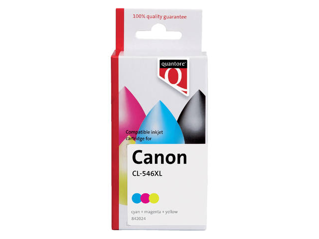 Inktcartridge Quantore Canon Cl-546XL kleur