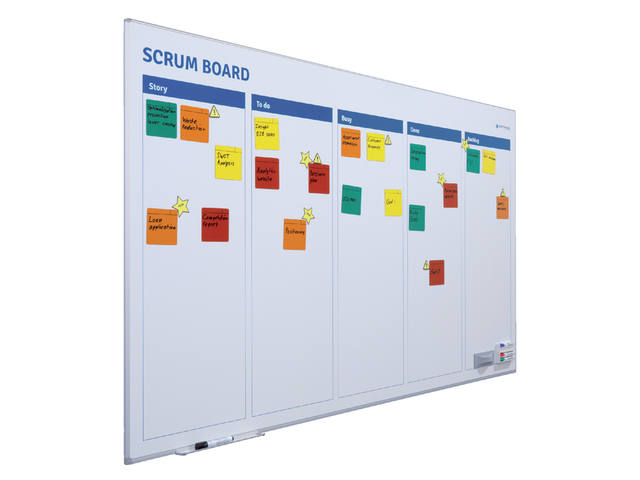 Scrum bord  starterkit scrum 90x120cm
