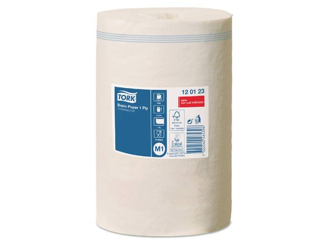 Poetspapier Tork M1 Universal 1laags 120m wit