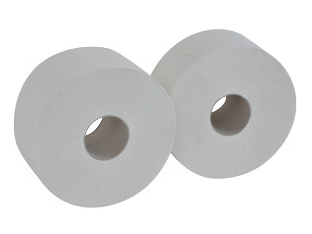 Toiletpapier Cleaninq T2 jumbo klein 12x170m wit