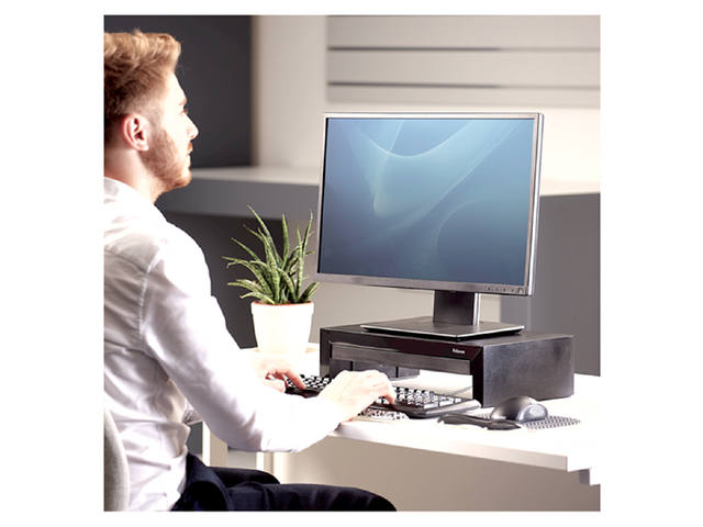 Monitorstandaard Fellowes Designer Suites zwart