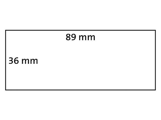 Etiket Dymo LabelWriter adressering 36x89 24st wit
