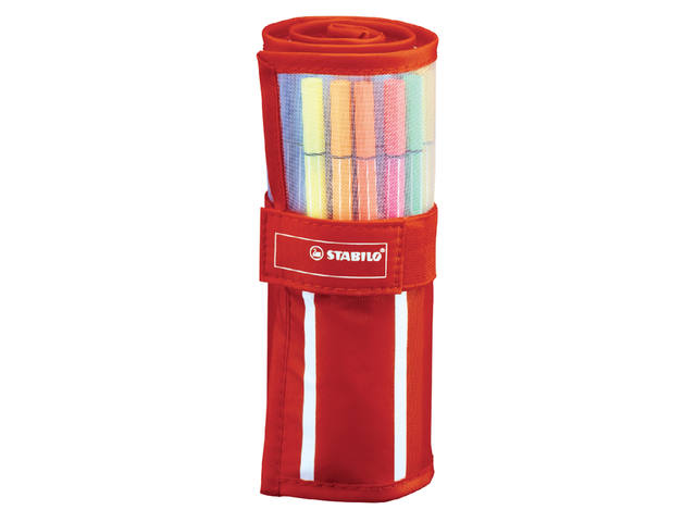 Fineliner STABILO Pen 68/30 rollerset ass 30st