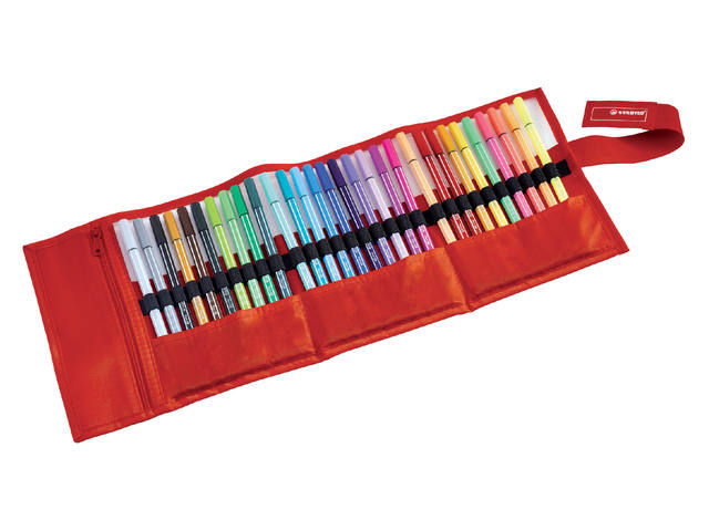 Fineliner STABILO Pen 68/30 rollerset ass 30st