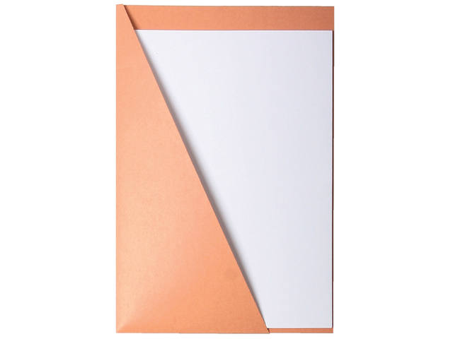 Insteekmap Quantore driehoek 219x330 225gr chamois