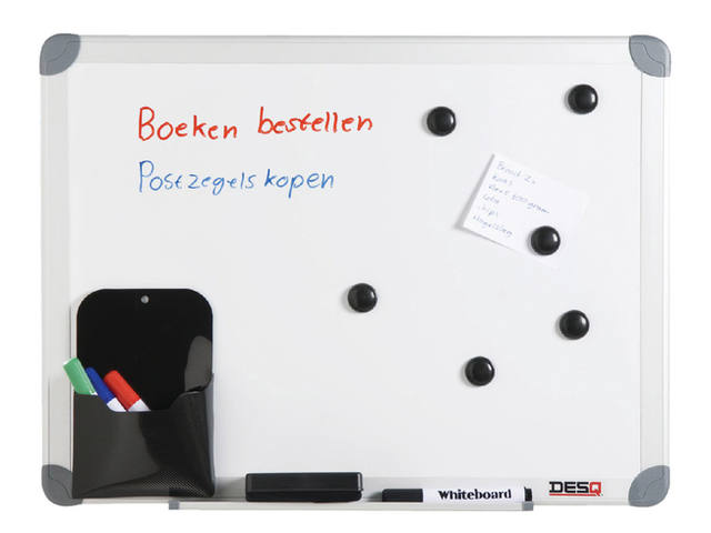 Whiteboard Desq 450x600mm kunststof draagtas