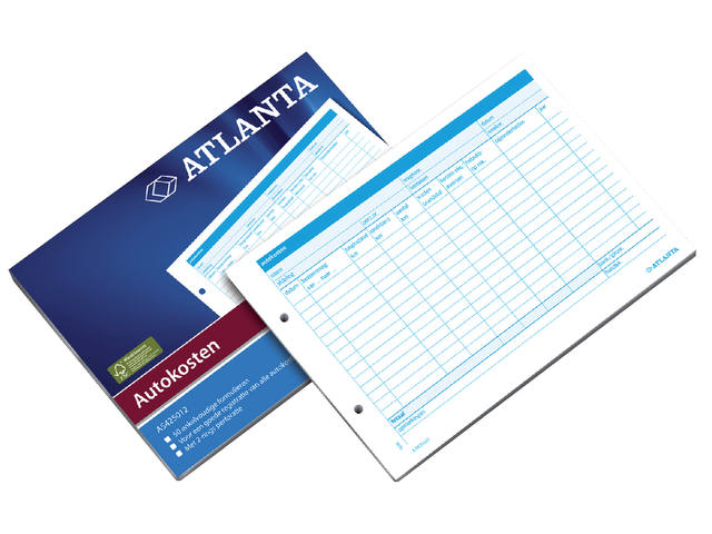 Autokostenboek Djois Atl A5 wt