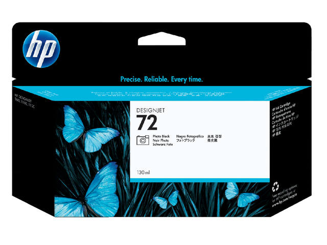 Inktcartridge HP C9370A 72 foto zwart