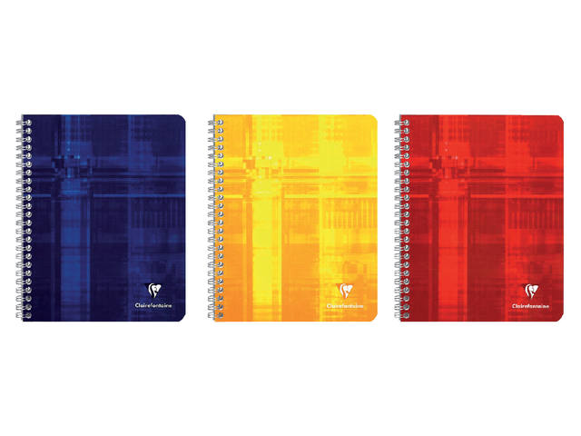 Schrift Clairefontaine A4 lijn 100pag 90gr ass