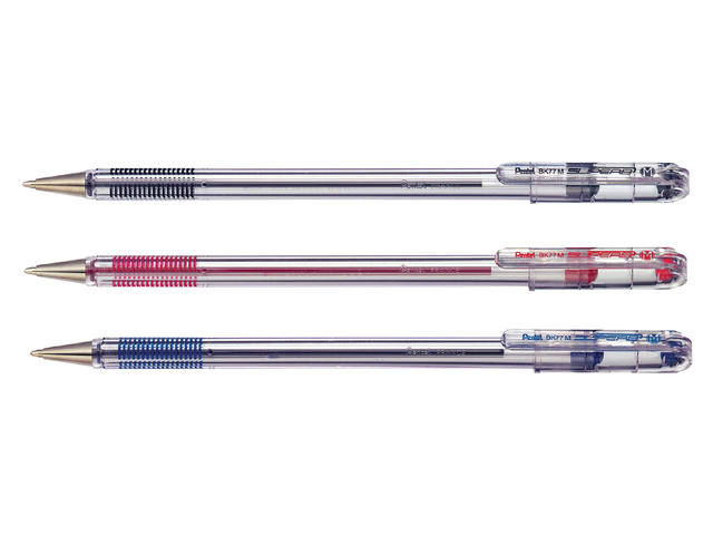 Balpen Pentel BK77 fijn blauw