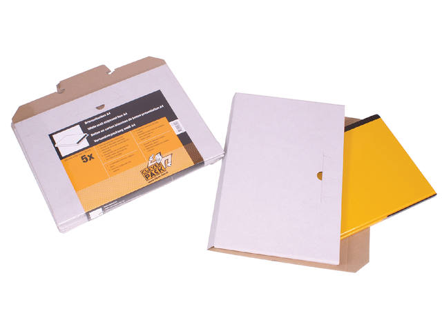 Brievenbusbox CleverPack A4 karton wit
