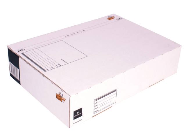 Postpakketbox 5 CleverPack 430x300x90mm 25st wit