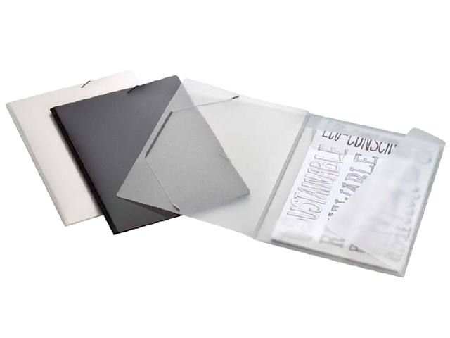 Elastomap Djois college file A4 3 klepppen PP zw