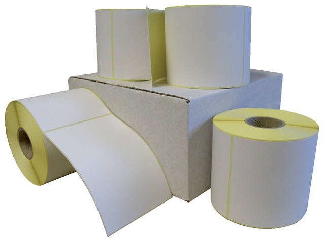 Label etiket PostNL 100x150x40mm verzend therm wit