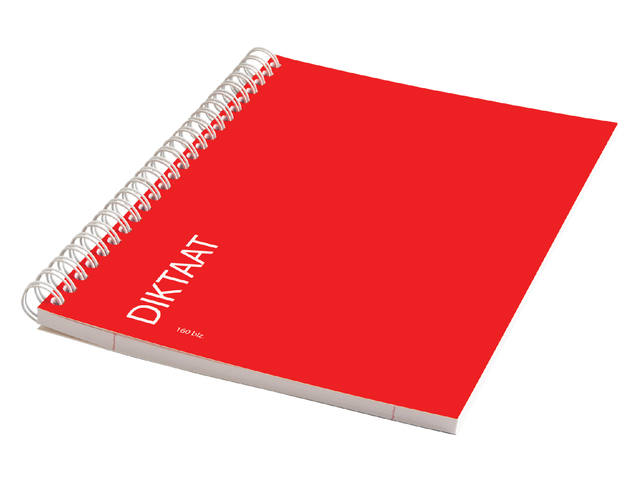 Schrift Qbasic dictaat A5 spiraal lijn 160blz 70gr