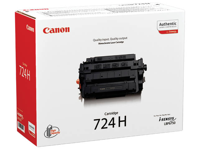 Tonercartridge Canon 724H zwart