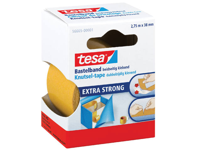 Dubbelzijdige knutseltape tesa 2.75mx38mm tr