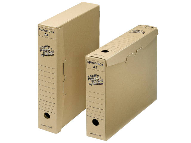 Archiefdoos Loeff space box 4550 A4 320x240x60mm