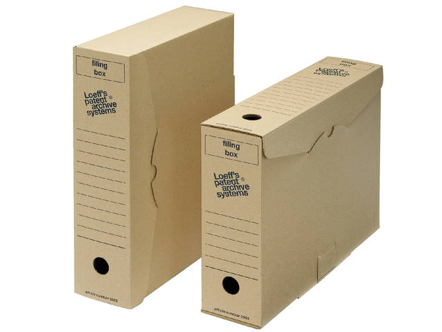 Archiefdoos Loeff filing box 3003 345x250x80mm krt