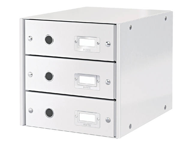 Ladenkast Leitz WOW Click Store 3 laden wit