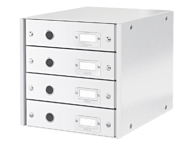 Ladenkast Leitz WOW Click Store 4 laden wit