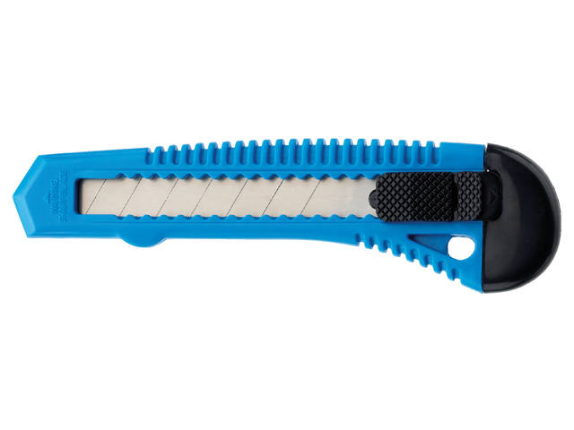 Snijmes Westcott Office 18mm schuif blauw