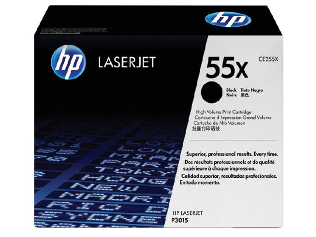 Tonercartridge HP CE255X 55X zwart