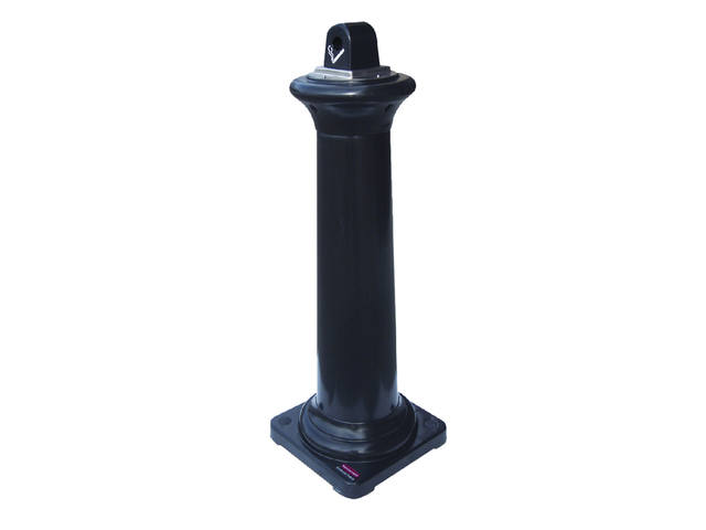 Asbak Rubbermaid Groundskeeper Tuscan zwart