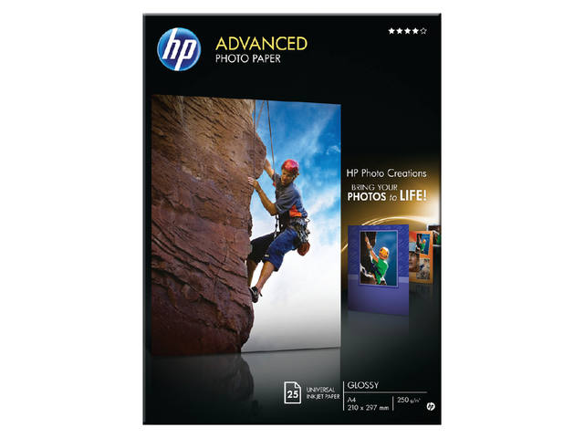 Fotopapier HP Q5456A A4 250gr glans