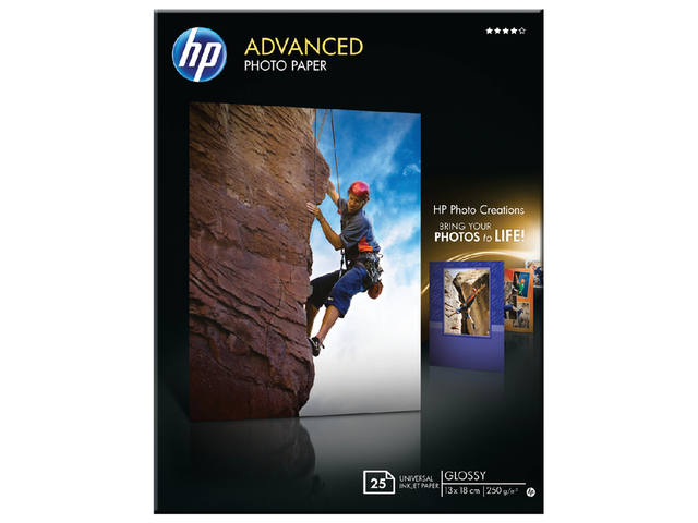 Fotopapier HP Q8696A 13cmx18cm 250gr glans