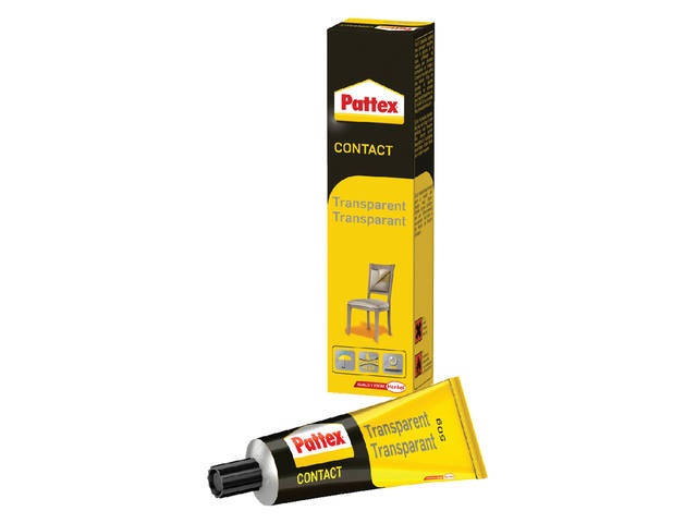 Contactlijm transparant Pattex tube 50gr blister