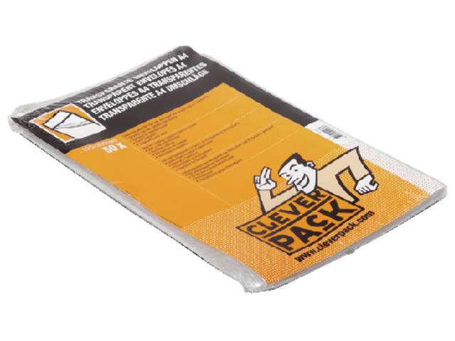 Envelop CleverPack akte A4 220x300 zk klep 50st tr