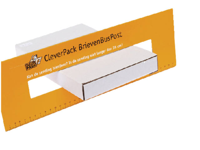 Brievenbusbox CleverPack A4 karton wit