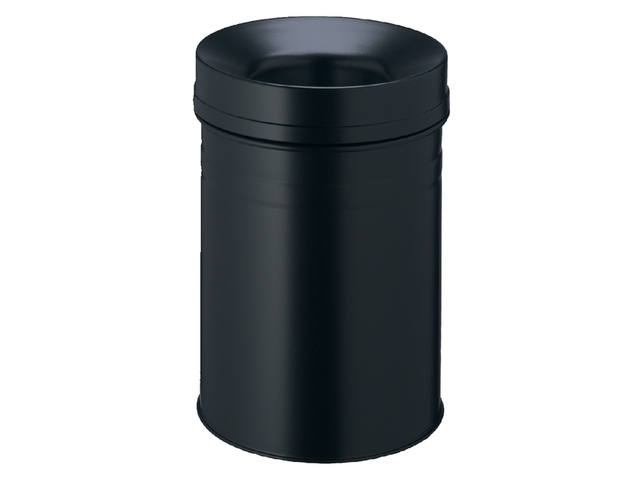 Papierbak vlamdover Durable 3325 01 15 liter zwart