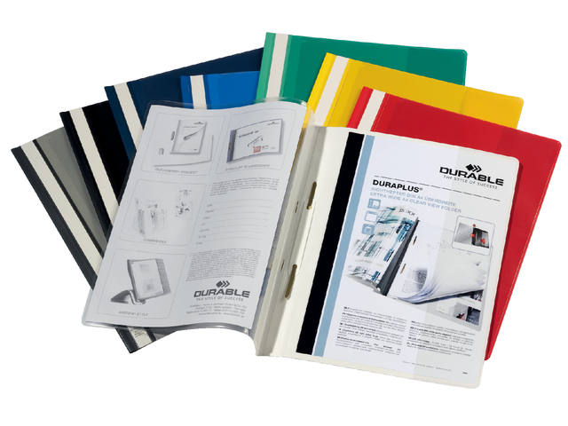 Snelhechtmap Durable Duraplus A4 wit